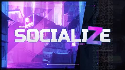 Socialize |  Active Hangout Community • Social • Chill • Chat • VC • Gaming •  Anime • Memes •Emotes